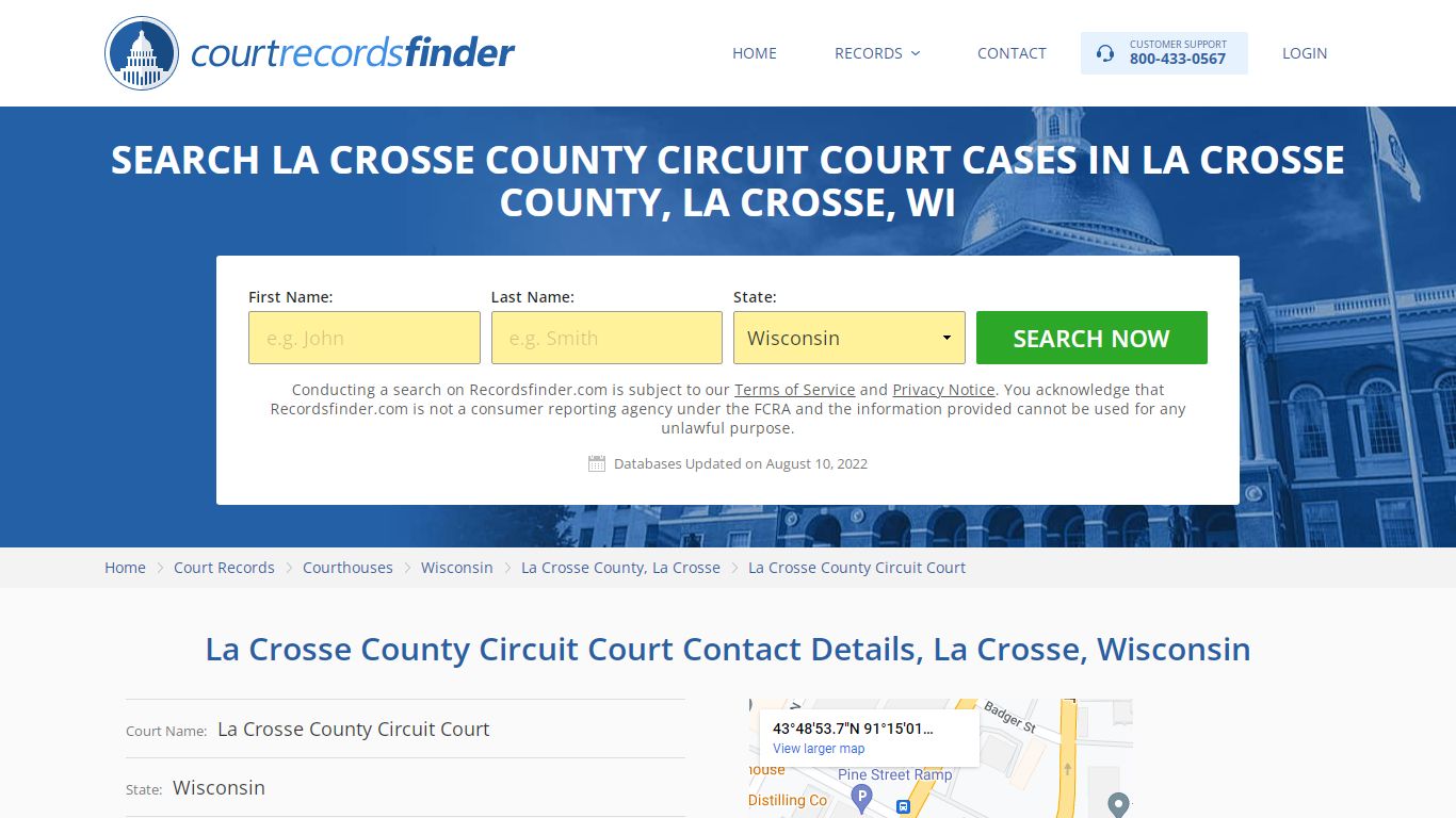 La Crosse County Circuit Court Case Search - La Crosse ...
